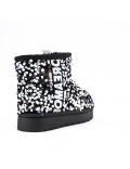 Children's ankle boot in mixed materials