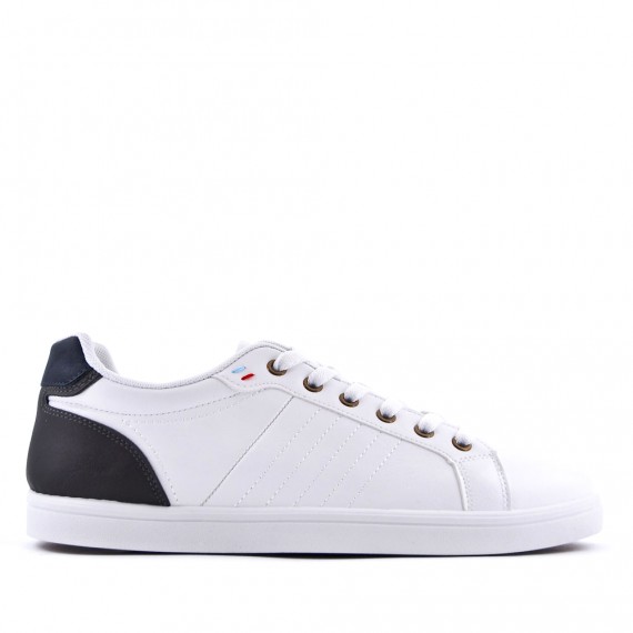 Basket en simili cuir pour homme