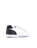 Faux leather sneakers for men