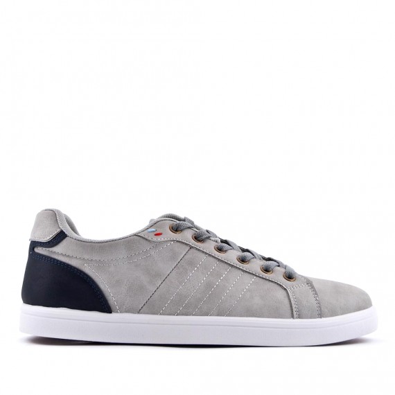 Basket en simili cuir pour homme