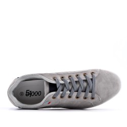 Basket en simili cuir pour homme