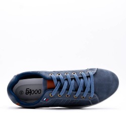 Faux leather sneakers for men