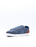 Faux leather sneakers for men