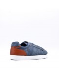 Faux leather sneakers for men