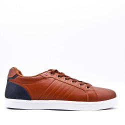 Basket en simili cuir pour homme