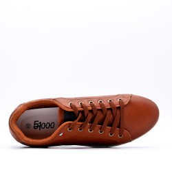 Basket en simili cuir pour homme