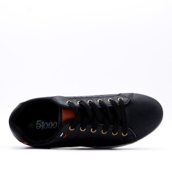 Basket en simili cuir pour homme