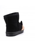 Children's ankle boot in mixed materials