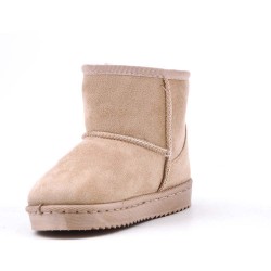 Children's ankle boot in mixed materials