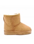 Children's ankle boot in mixed materials