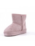 Children's ankle boot in mixed materials