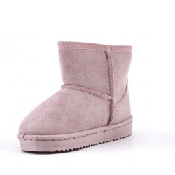 Children's ankle boot in mixed materials