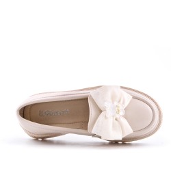 Ballerine fille en simili cuir 