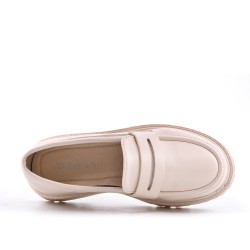 Ballerine fille en simili cuir 