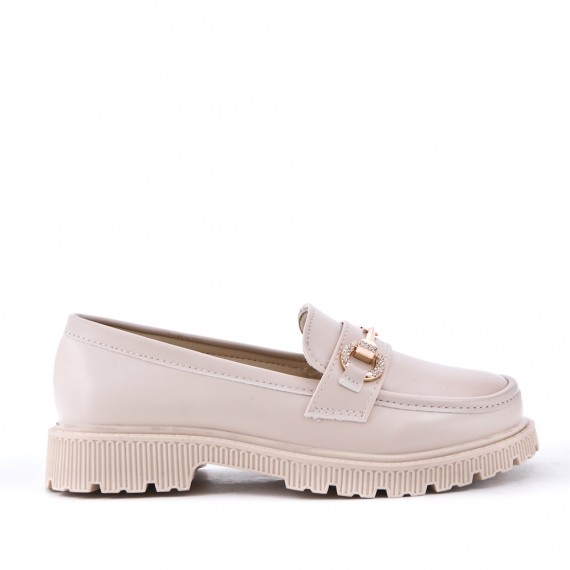 Ballerine fille en simili cuir 