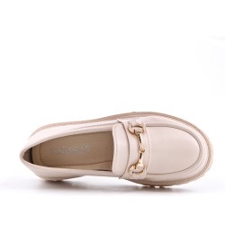 Ballerine fille en simili cuir 