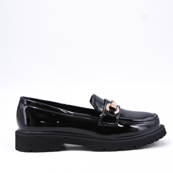 Ballerine fille en simili cuir 