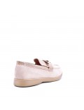 Women's mocassin in faux suede 