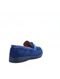 Mocassin en simili daim pour femme