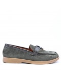 Women's mocassin in faux suede 