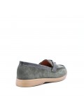 Women's mocassin in faux suede 