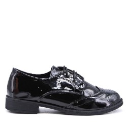 Derby in faux leather for women