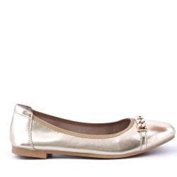 Ballerine confort en simili cuir