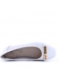 Ballerine confort en simili cuir