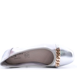 Ballerine confort en cuir