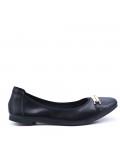 Ballerine confort en simili cuir