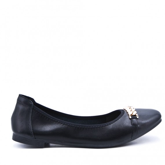 Ballerine confort en simili cuir