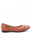 Ballerine confort en simili cuir