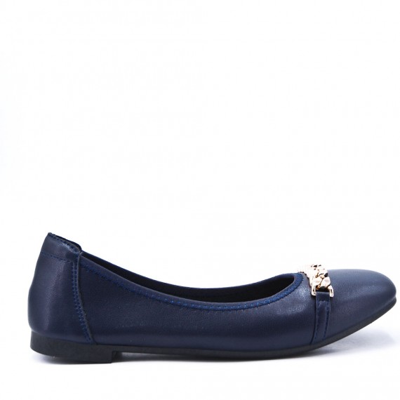 Ballerine confort en simili cuir