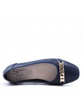 Ballerine confort en simili cuir