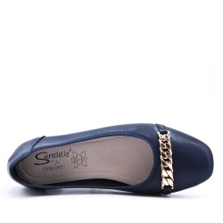 Ballerine confort en cuir