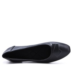 Ballerine confort en simili cuir