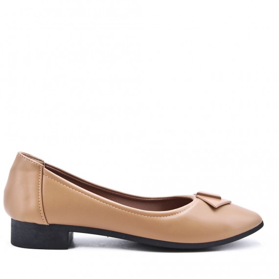 Ballerine confort en simili cuir