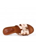 Women's heeled clog sandal