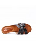 Women's heeled clog sandal