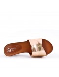 Women's heeled clog sandal