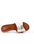 Women's heeled clog sandal