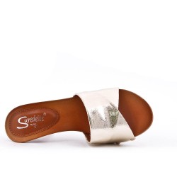 Women's heeled clog sandal