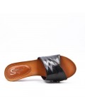 Women's heeled clog sandal