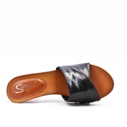 Women's heeled clog sandal