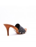 Women's heeled clog sandal