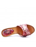 Women's heeled clog sandal