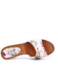 Women's heeled clog sandal