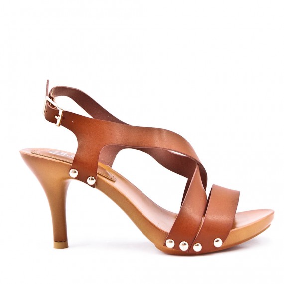 Women's heeled clog sandal