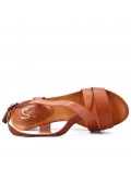 Women's heeled clog sandal