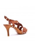 Women's heeled clog sandal